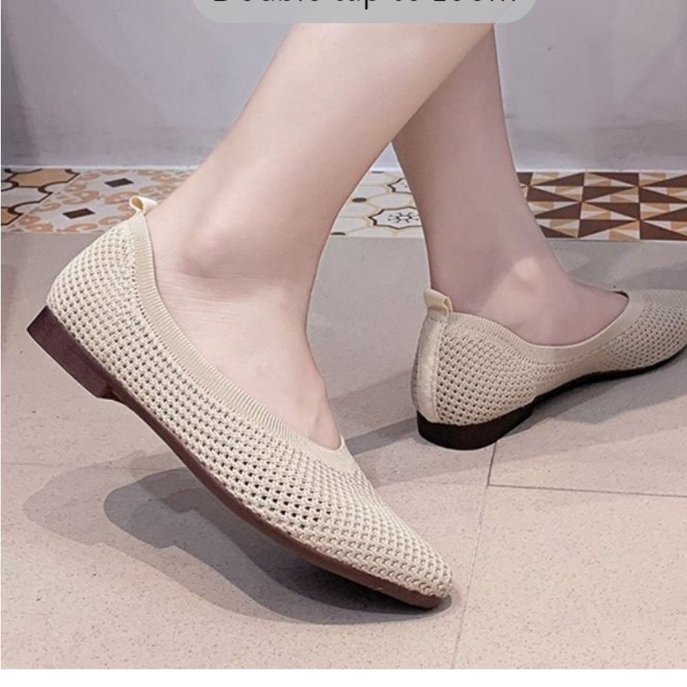 UNFORGETTABLE MOMENTS WOMEN"S BALLET FLATS WITH  RHINESTONES EMBELLISHMENTS